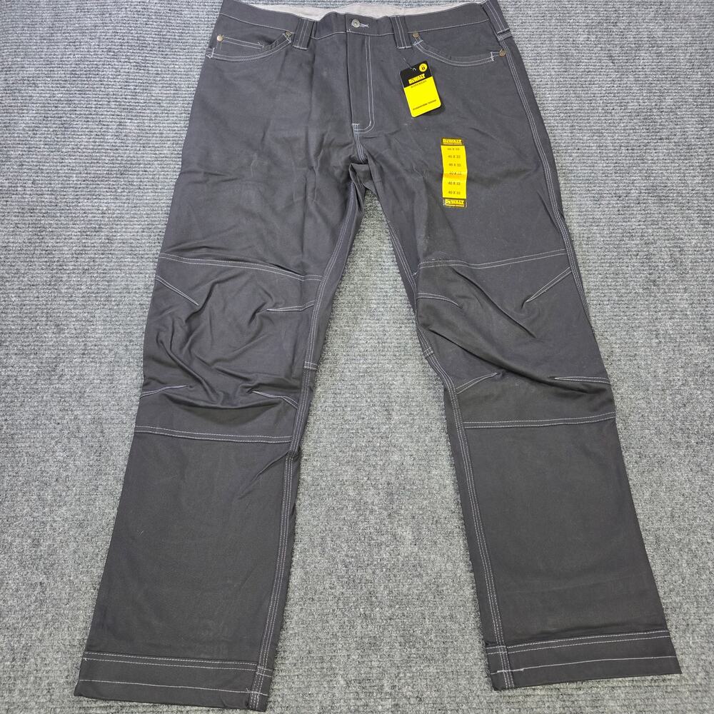 DeWalt Madison Work Pants Mens 40x33 Stone Utility Carpenter NWT